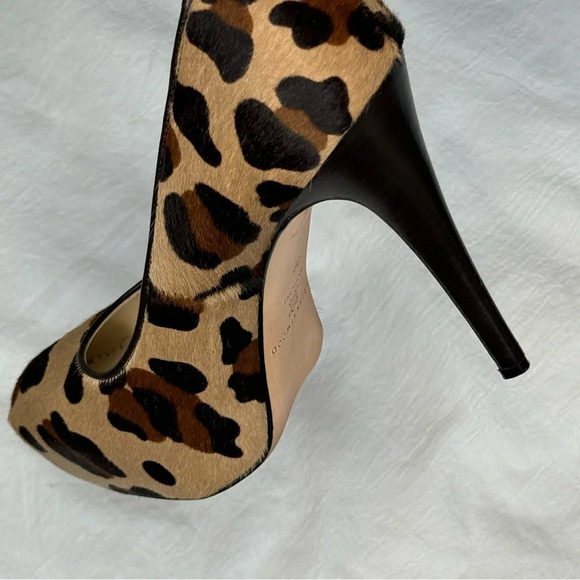 BRIAN ATWOOD 'MANIAC' LEOPARD PRINT CALF HAIR STILETTOS SIZE 39 SEXY AF DESIGNER - Picture 6 of 16